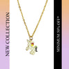 Unicorn Pendant Charm Necklace