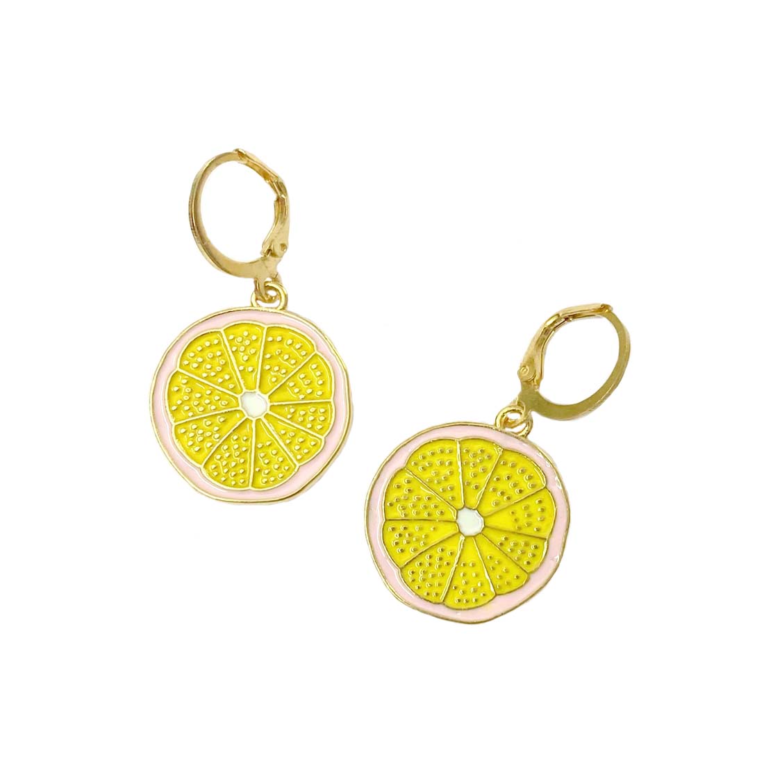 Orange Pendant Charm Necklace