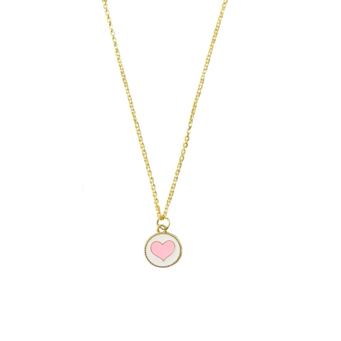 Pink Heart Charm Pendant