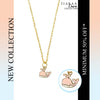 Pink Dolphin Pendant Charm Necklace