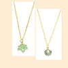 Blue Charms Pearl Pendant Earrings Combo Set