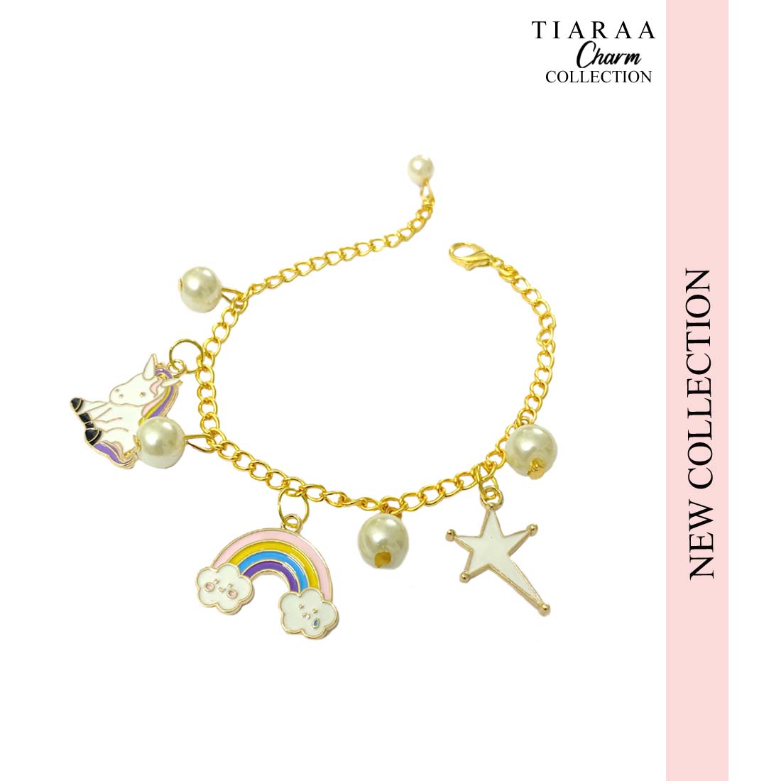 Unicorn Multi Charm Bracelet