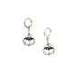 Dancing Girl Silver Charm Earrings