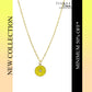 Yellow Daisy Pendant Charm Necklace