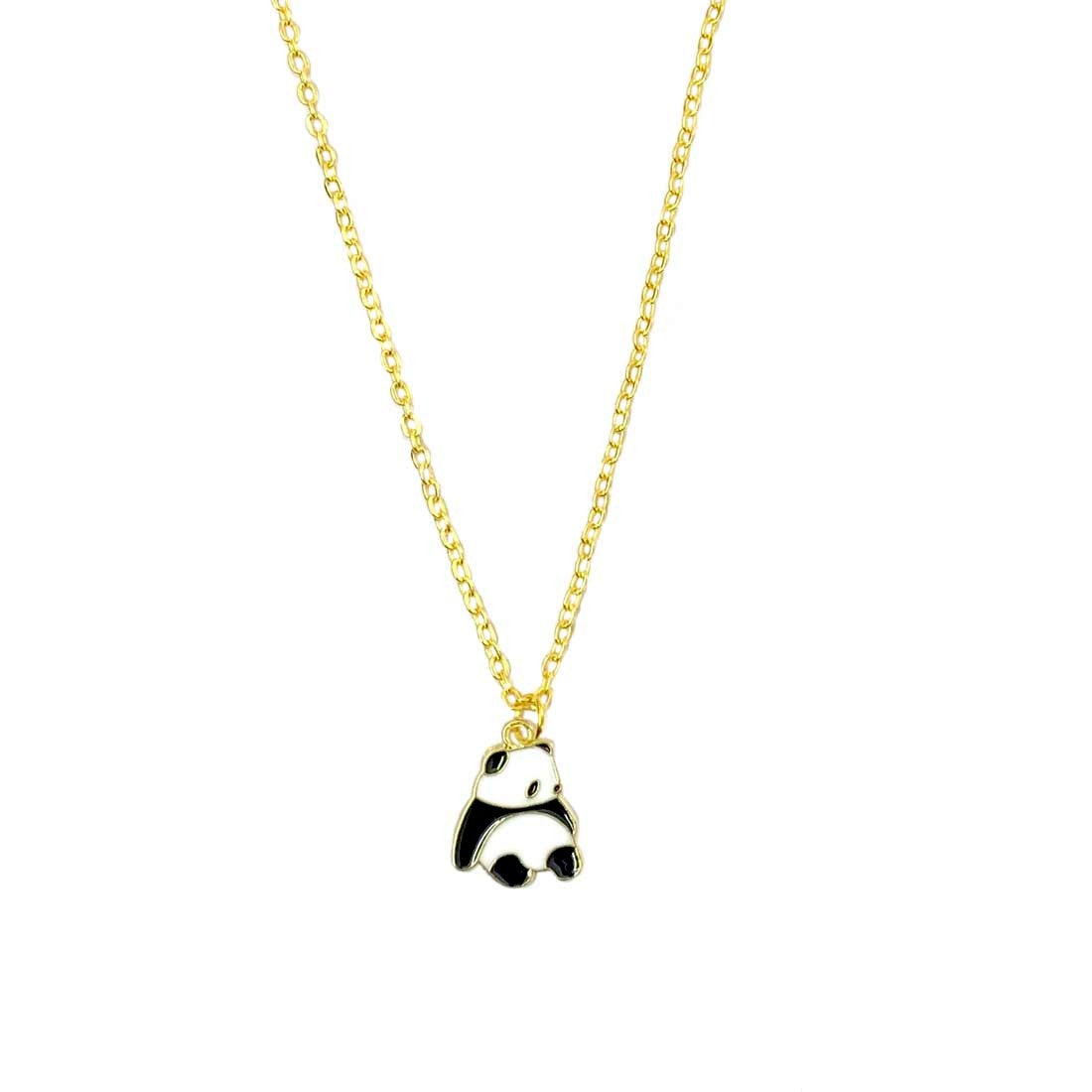 Panda Pendant Earrings Combo Set