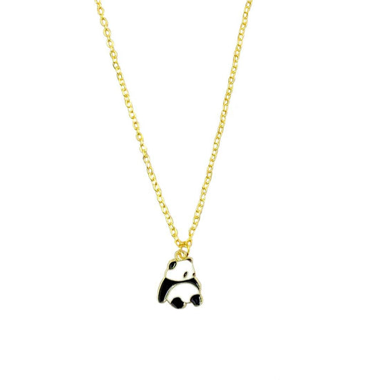 Panda Pendant Earrings Combo Set
