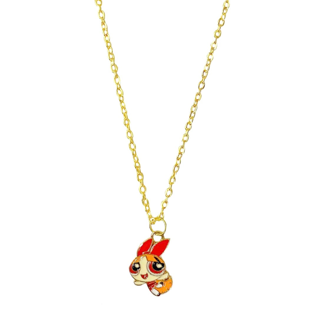 Powerpuff Girls Orange Pendant Charm Necklace