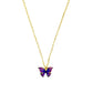 Purple Pink Multicolor Pendant Earrings Combo Set