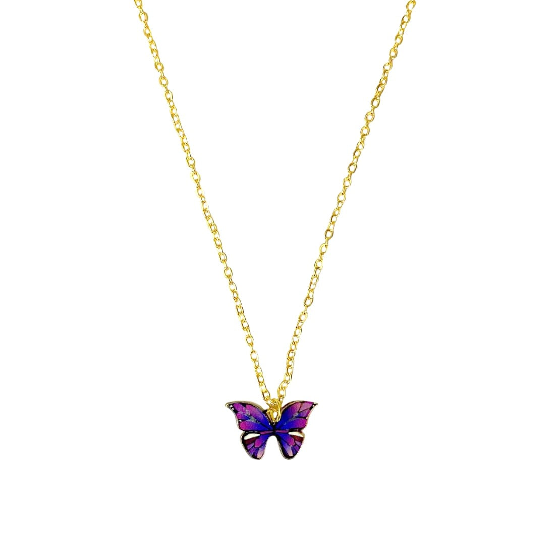 Purple Pink Multicolor Pendant Earrings Combo Set