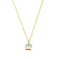 Doremon Blue Pendant Charm Necklace