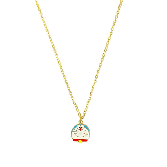 Doremon Blue Pendant Charm Necklace