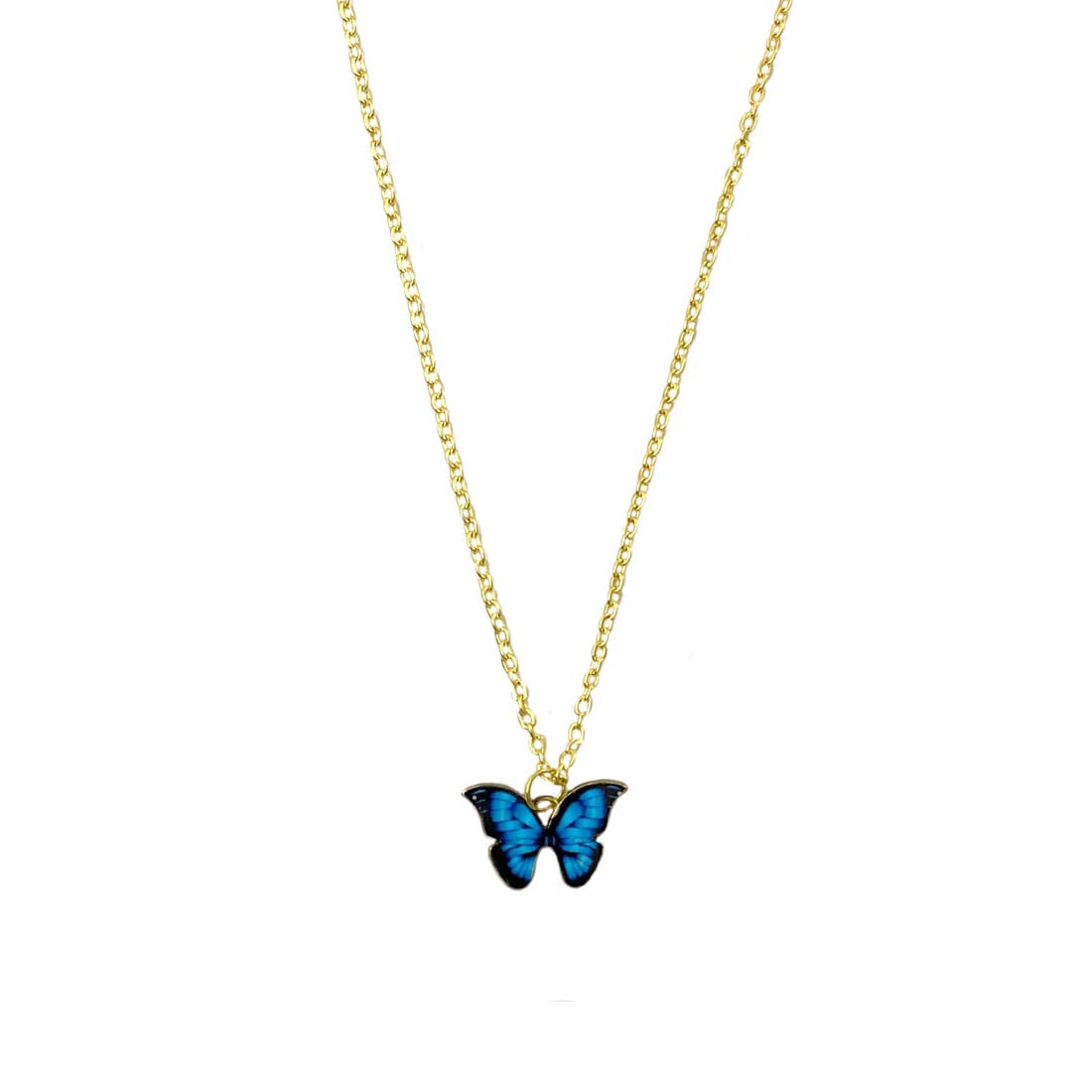 Multicolor Butterfly Pendant Charm Combo