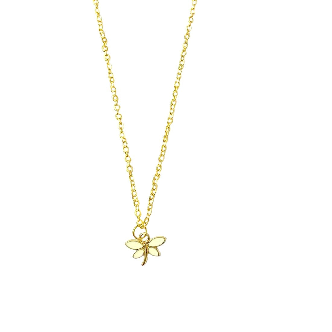 Yellow Butterfly Pendant Earrings Combo Set