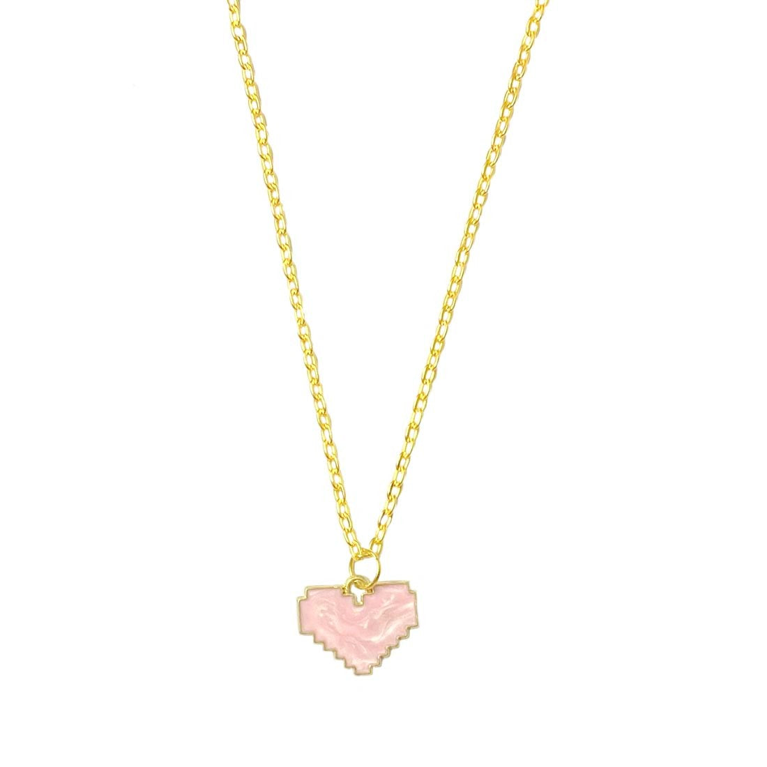 Pink Heart Charm Pendant