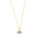 Blue Evil Eye Pendant Charm Necklace