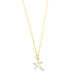 White Star Chain Charm Pendant