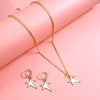Star Pendant Charm Necklace Set