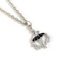 Dancing Girl Silver Charm Necklace