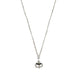 Dancing Girl Silver Charm Necklace